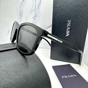 Prada prescription sunglasses only used twice Prada Sunglasses Real Crystals Wrap Around 2000s Vintage  main image 2